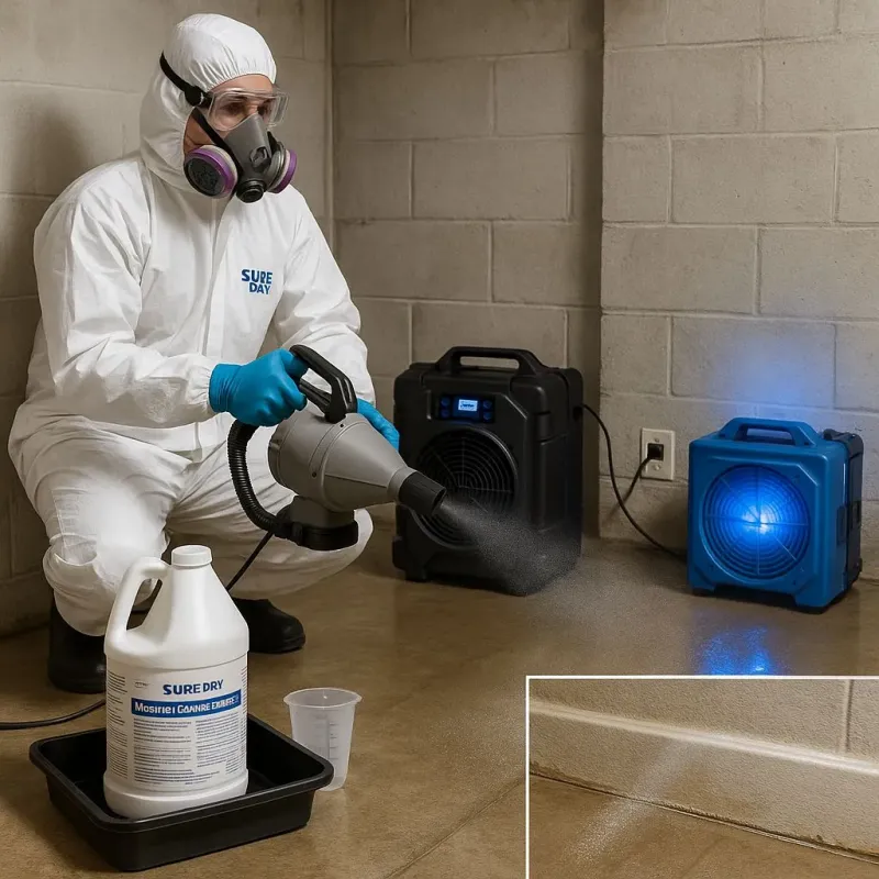 Sanitization and Odor Removal process in Shallotte, NC